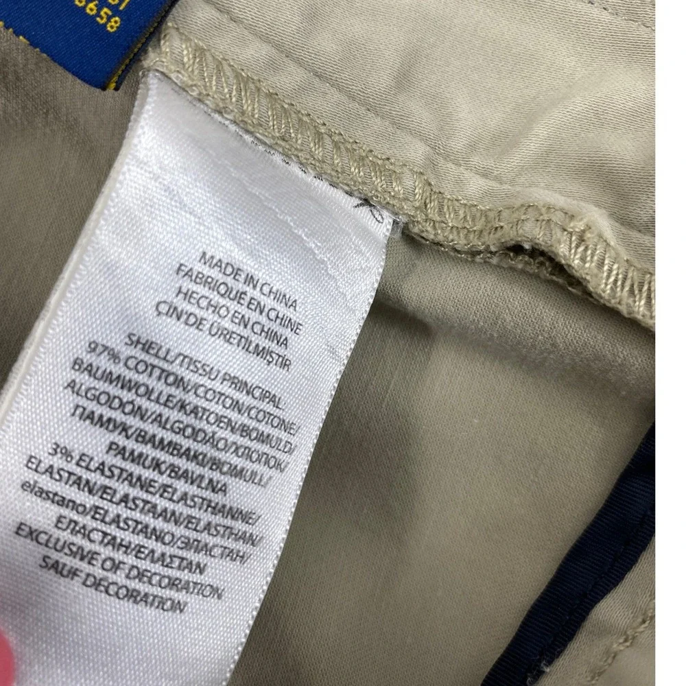 Polo Ralph Lauren Khaki Pants Mens 37 x 27.5 Straight‎ Fit Casual Chinos